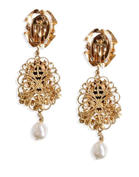 dolce and gabbana style earrings|dolce gabbana earrings for women.